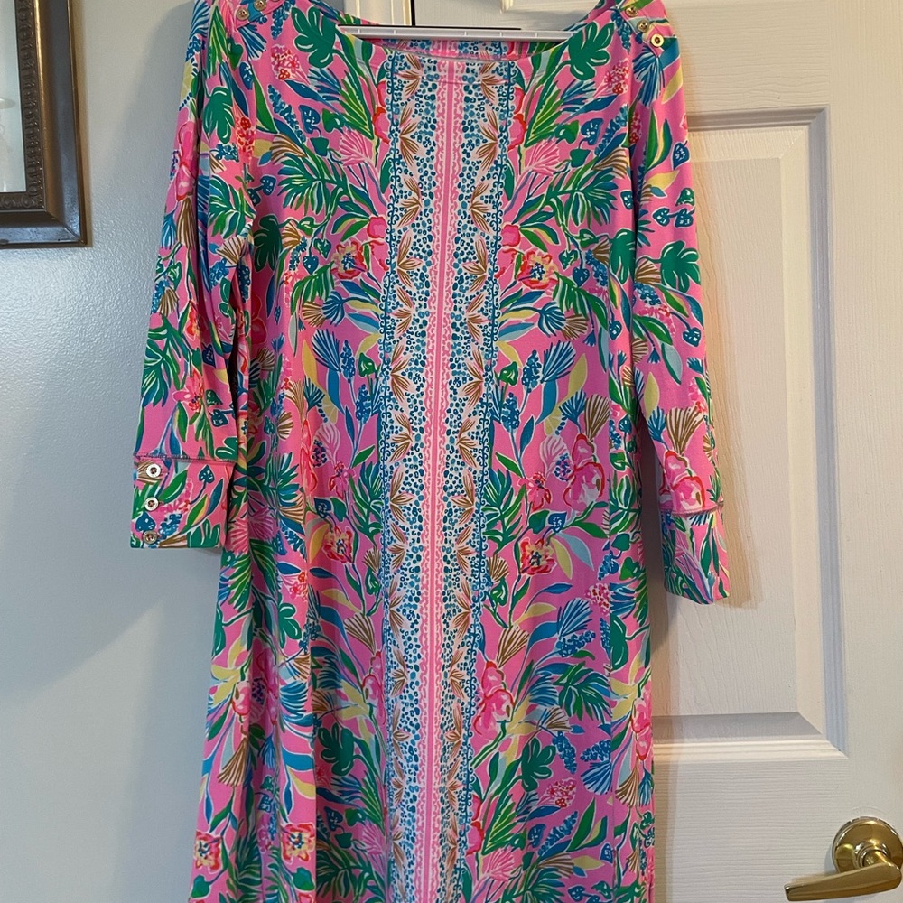 NWOT Havana Pink Casa Jaguar Lilly Pulitzer Sophie Dress XL - Picture 5 of 9